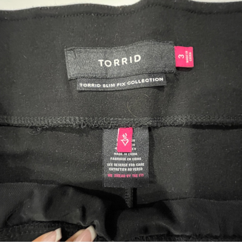 Torrid Black Pixie Pants - image 3